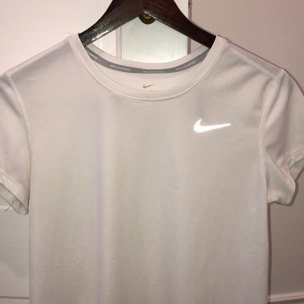 White nike shirt